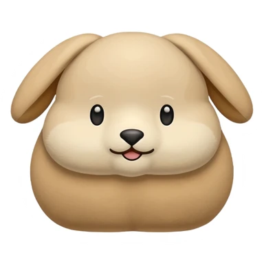 beige labubu sticker