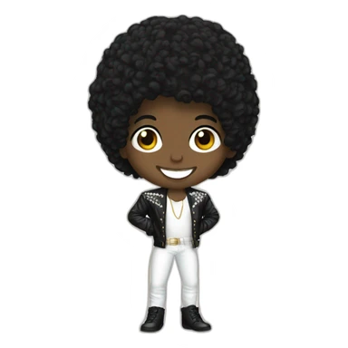 Michael Jackson when he was black sticker