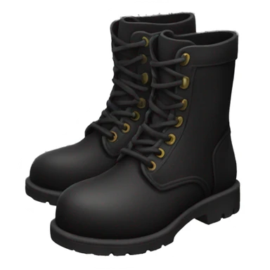 Black boots sticker