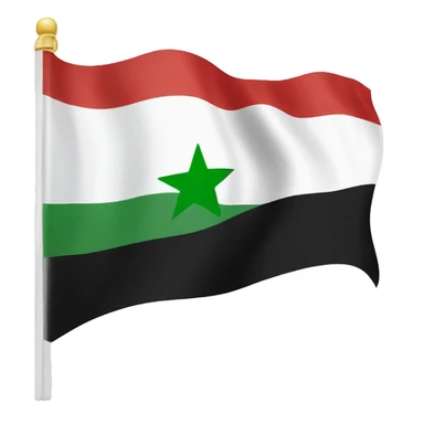 Syrian freedom flag sticker