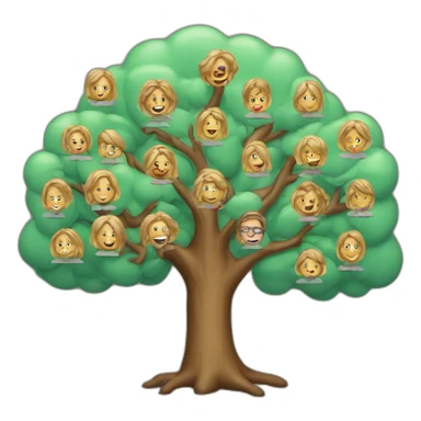 family tree sticker