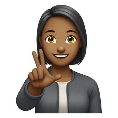 a girl saying “right” sticker