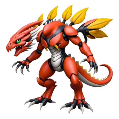 Yveltal-Regigigas-Agumon-Lombax-Weregarurumon-fusion-creature (full body sticker