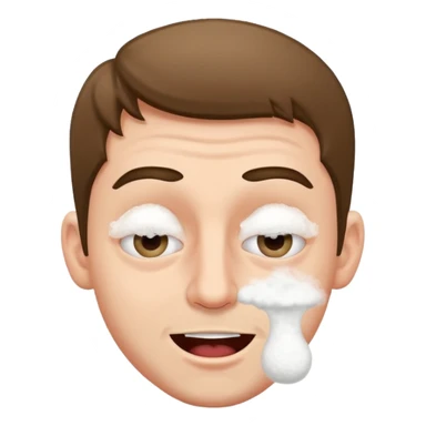 Guy snorting cocaine emoji sticker