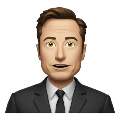 elon musk but mean sticker