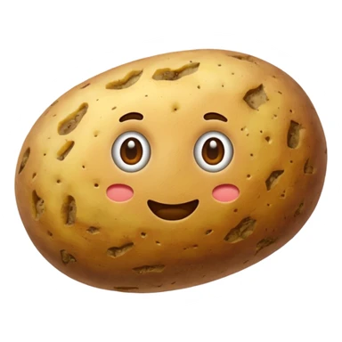 potato vegetable without face sticker
