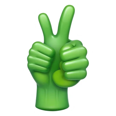green thumbs up sticker