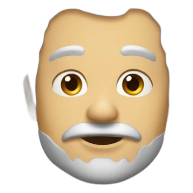 caca sur tête sticker