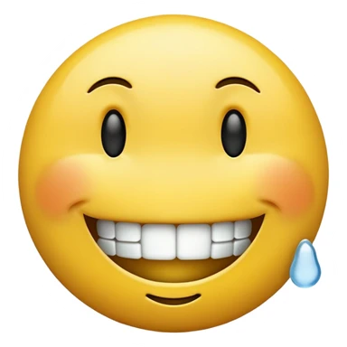 A smiley face mewing coldly  sticker