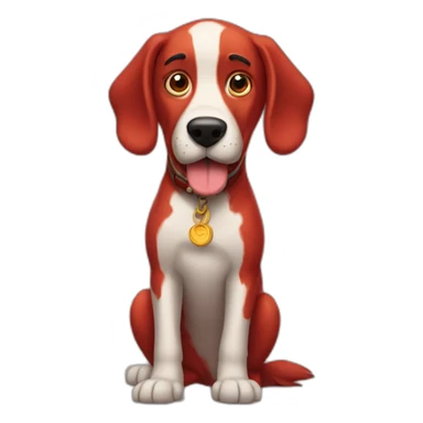 Clifford bid red dog sticker