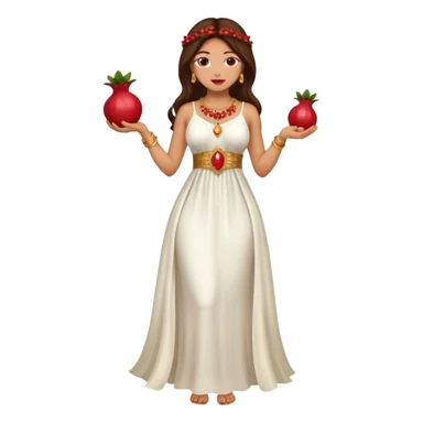 ejemplos diosa tanit vestimenta completa+ sticker