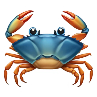 blue crab sticker