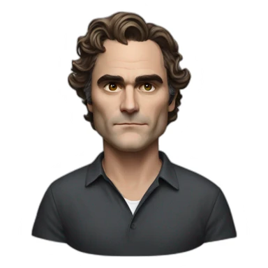 joaquin phoenix realistic sticker