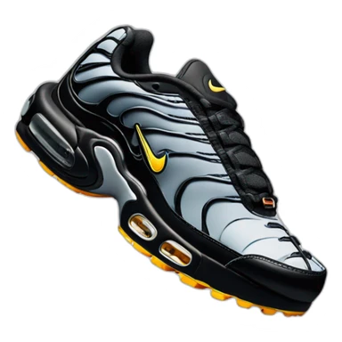 3D perspective nike tn black sticker