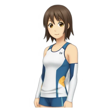 Haruhi Suzumiya In sportswear sticker