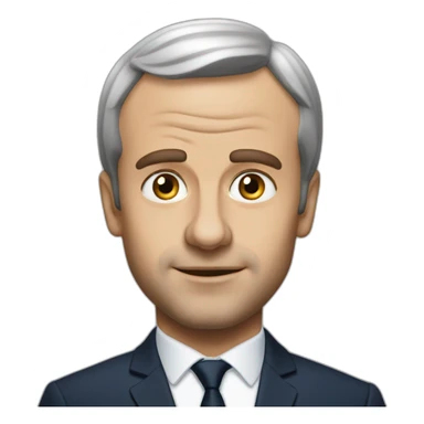 emanuel macron qui se noie sticker