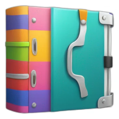 binder colourful sticker