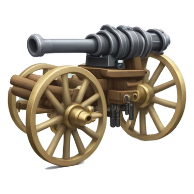 gatling gun sticker