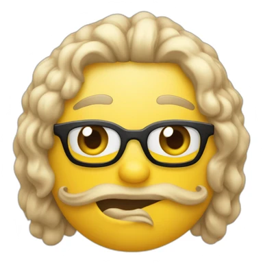 Emoji señalandose la nariz con dos dedos  sticker