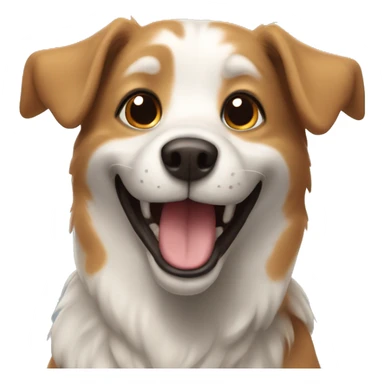 Happy rush dog sticker