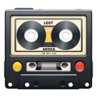 Lost media sticker