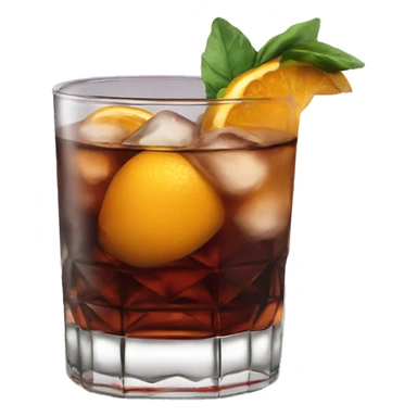Old Fashioned cocktail sticker
