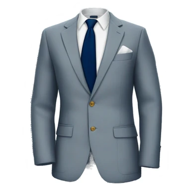 blazer navy with pocket square sticker