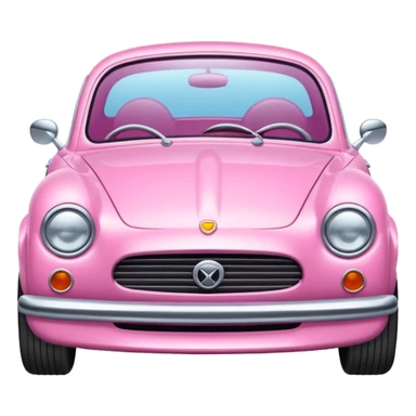 Araba pink düz sticker