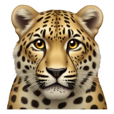 Corazón de leopardo sticker