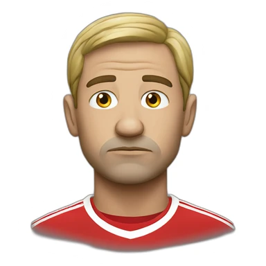 sad man utd fan sticker