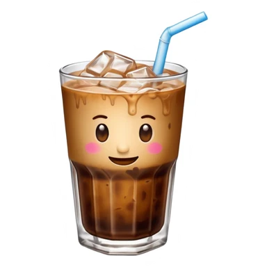 Iced coffee aesthetic sticker