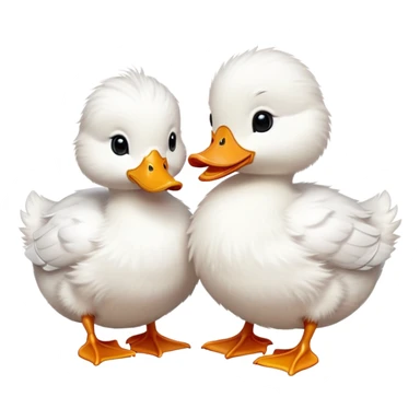 2 patitos enamorados  sticker