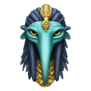 Thoth God The Bird Brain sticker