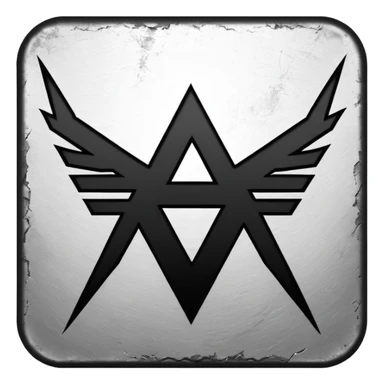 m of metallica band logo sticker