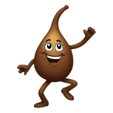 dancing poop sticker