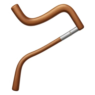 A throwing stick carved from hardwood, slightly curved for flight.













 sticker