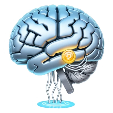 a second brain connected to a project sticker