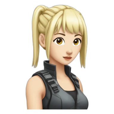 Kushinada Lucy from cyberpunkedgerunners sticker