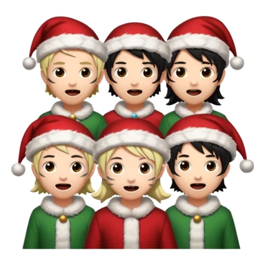 demon slayer jinglebells sticker