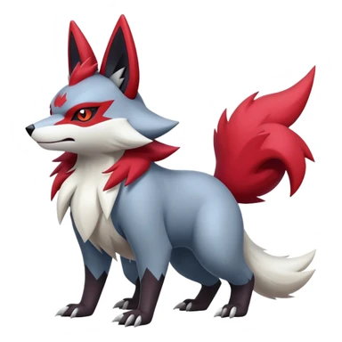 Zangoose-Zorua-Zoroark-hybrid (full body) sticker