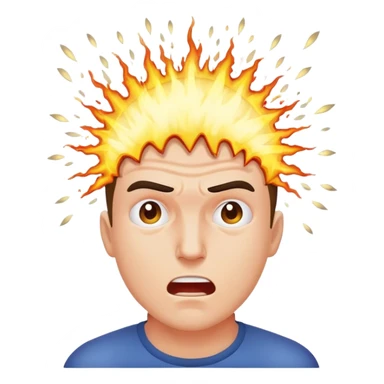 Trump head exploding sticker