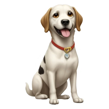 Perro volador sticker