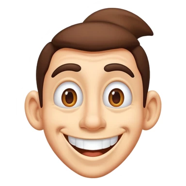 Goofy character sticker