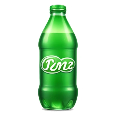 Green soda sticker