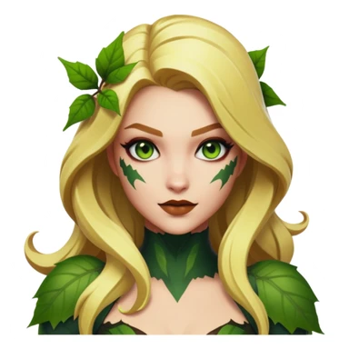 poison ivy fortnite skin with blonde h sticker
