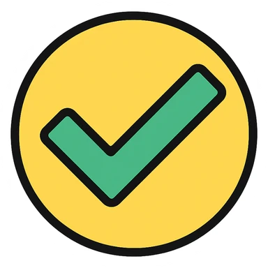 checkmark sticker