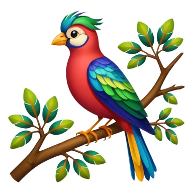 liverpool bird on the branch of tree sticker