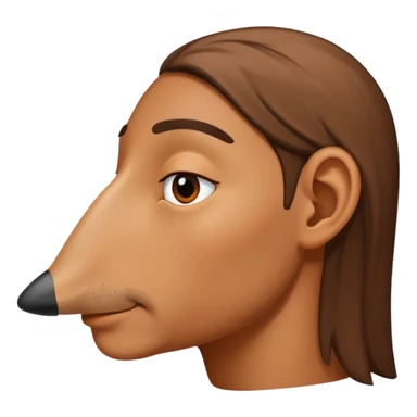 nose from side sticker