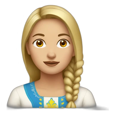ukrainian woman sticker