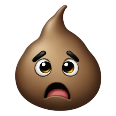 Turd is angry sticker